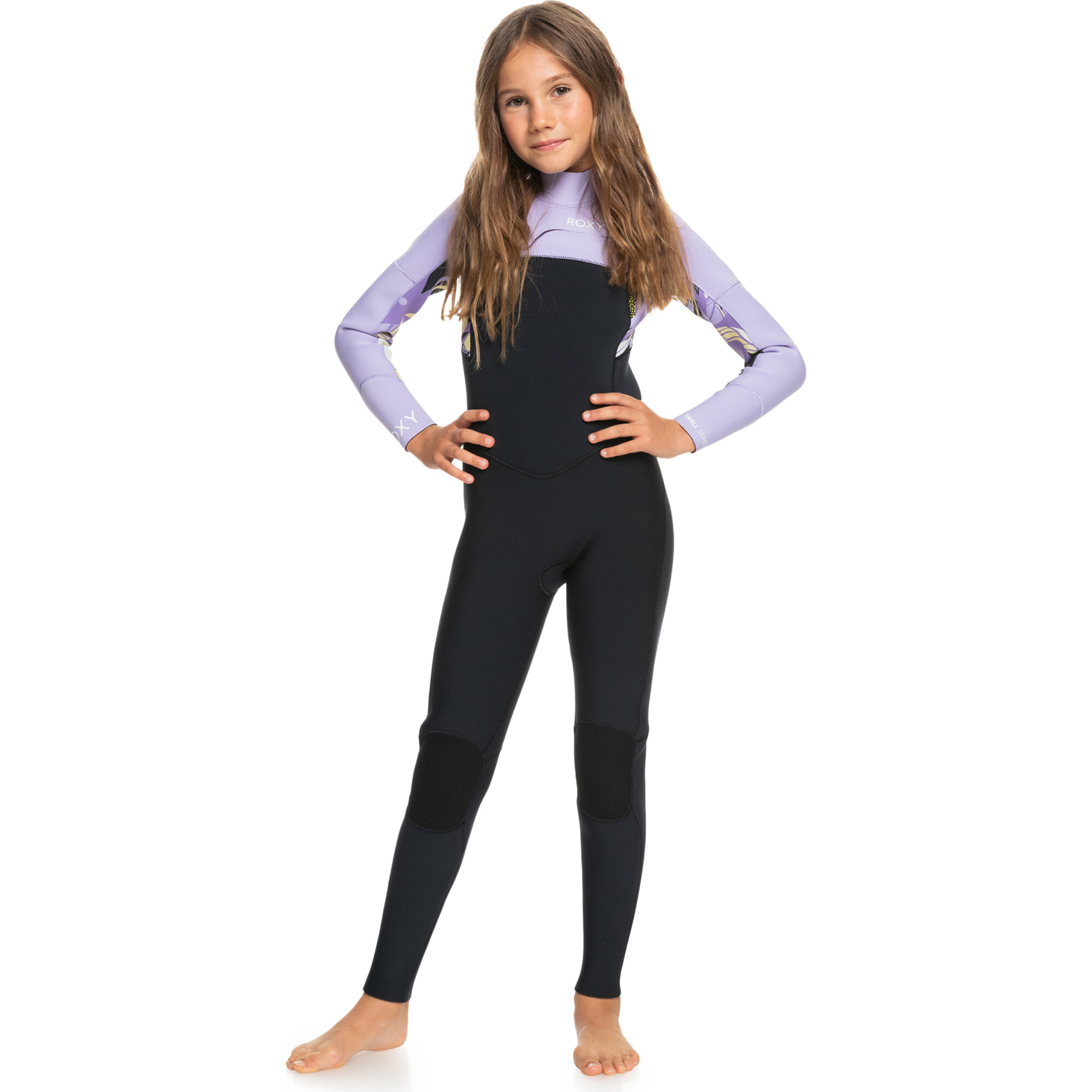 Roxy Girls 2 16 3/2Mm Swell Natural Backzip Wetsuit (Electric Pink) main image 1